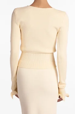 SAME Ruffle Hem Sweater- Tops