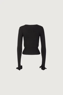 SAME Ruffle Hem Sweater- Tops