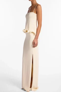 SAME Ruffle Hem Tank Top- Bridal | Tops