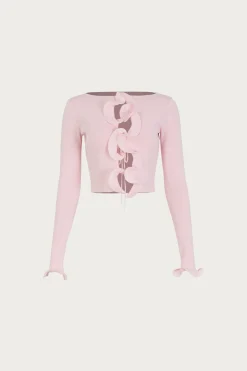 SAME Ruffle Hem Top- Tops