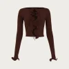 SAME Ruffle Hem Top- Tops