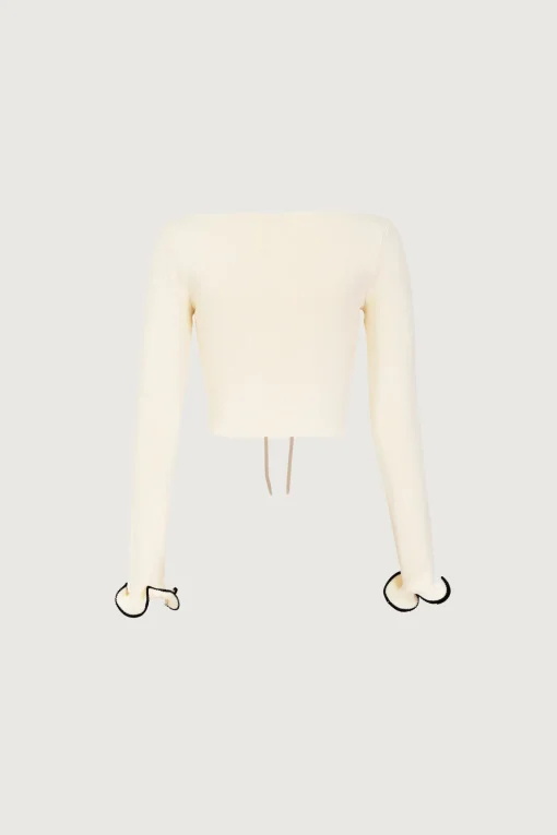 SAME Ruffle Hem Top- Tops | Bridal