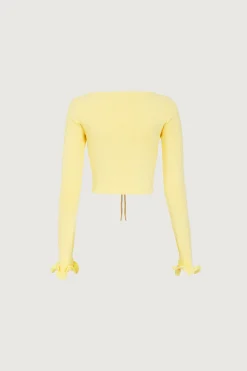 SAME Ruffle Hem Top- Tops