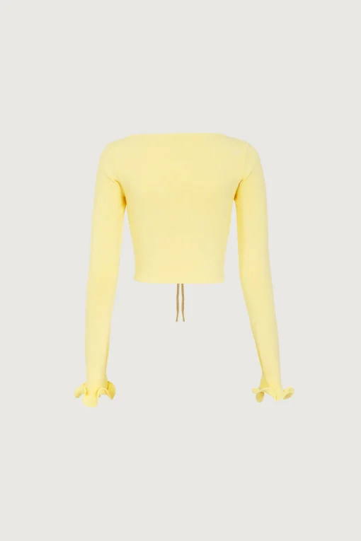 SAME Ruffle Hem Top- Tops