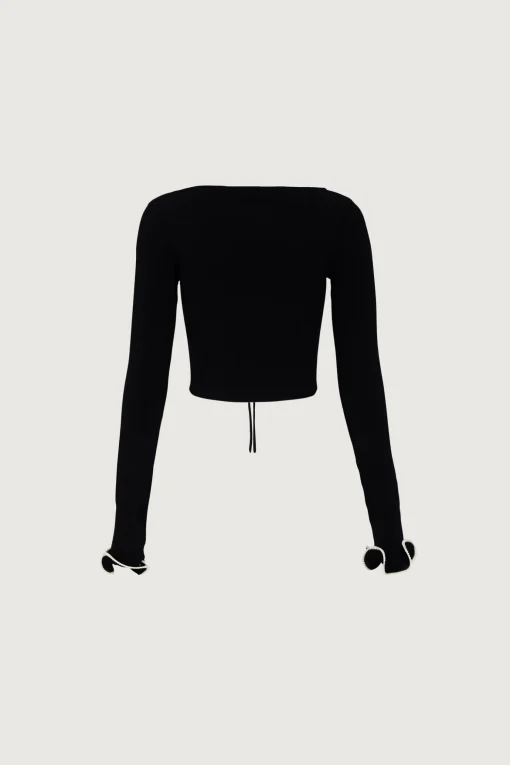 SAME Ruffle Hem Top- Tops