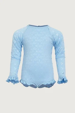 SAME ruffle rashguard one piece- Children