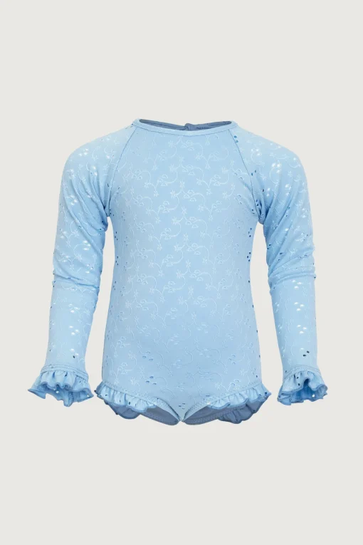 SAME ruffle rashguard one piece- Children