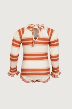 SAME ruffle rashguard one piece- Children
