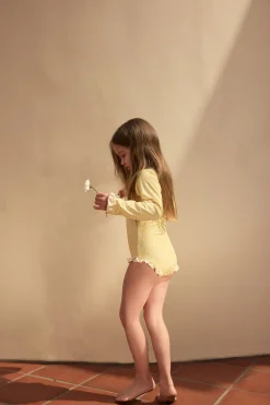 SAME ruffle rashguard one piece- Children