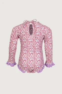 SAME ruffle rashguard one piece- Children