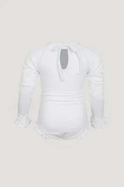 SAME ruffle rashguard one piece- Children