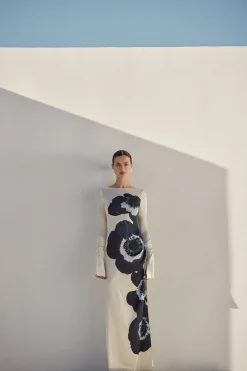 SAME Silk Floral Gown- Bridal | Dresses