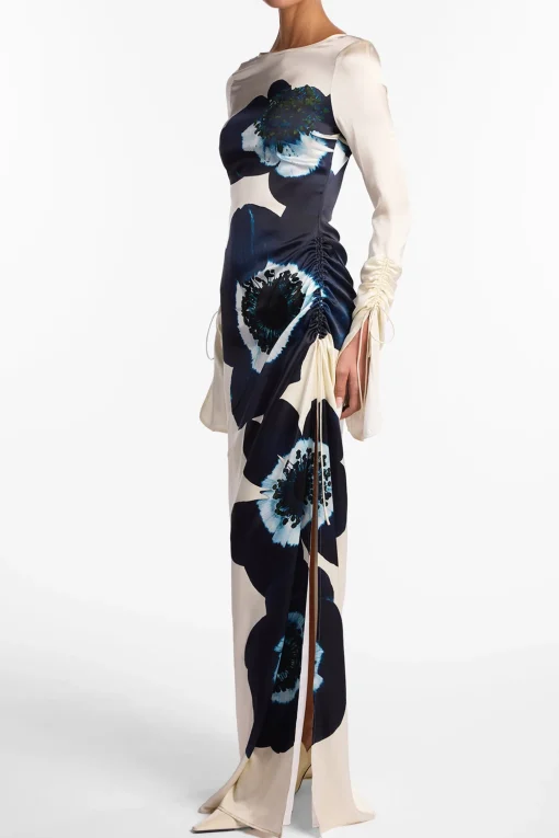 SAME Silk Floral Gown- Bridal | Dresses