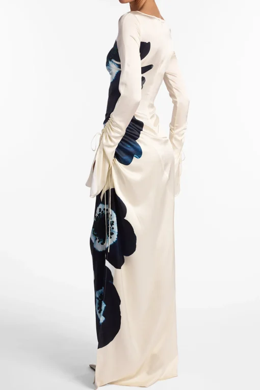 SAME Silk Floral Gown- Bridal | Dresses