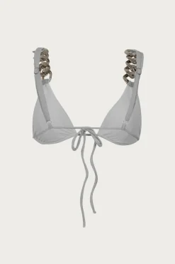 SAME Silver Chain Triangle Top- Under $100