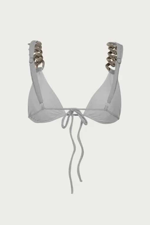 SAME Silver Chain Triangle Top- Under $100