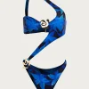 SAME Spiral One Shoulder One Piece-Women Women