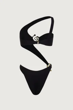 SAME Spiral One Shoulder One Piece-Women Women