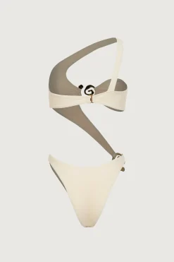 SAME Spiral One Shoulder One Piece-Women Bridal | Women