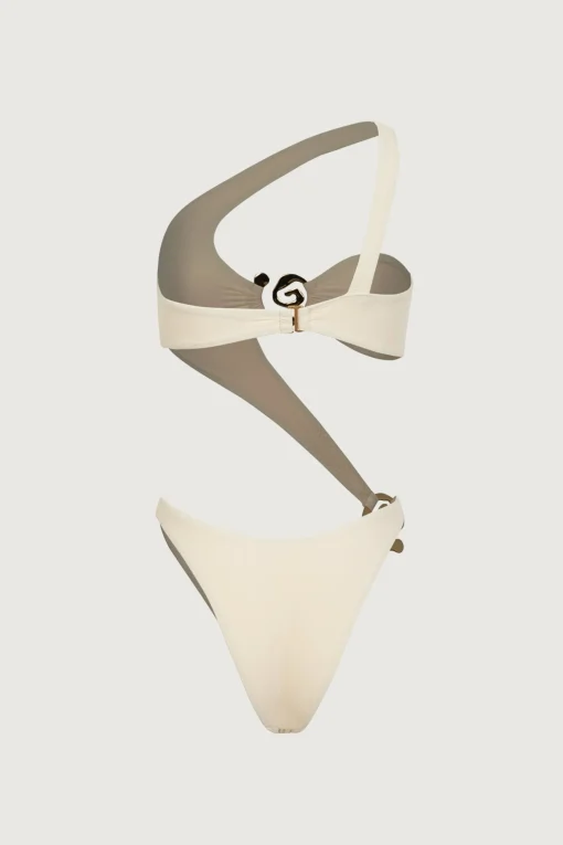 SAME Spiral One Shoulder One Piece-Women Bridal | Women