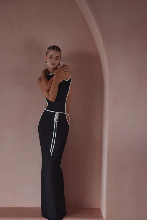SAME Tie Maxi Dress- Dresses