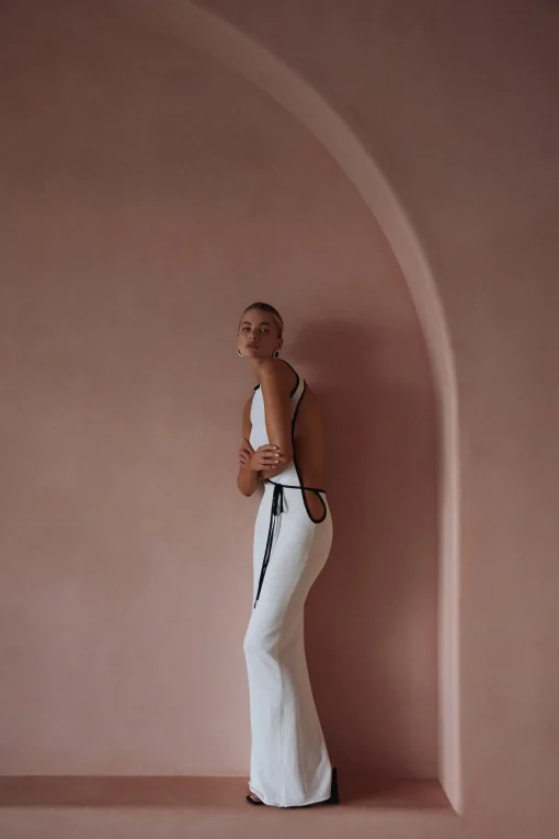 SAME Tie Maxi Dress- Dresses | Bridal